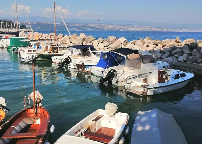 Cozy Bosnjak, Sea View With Terrace Near Opatija *