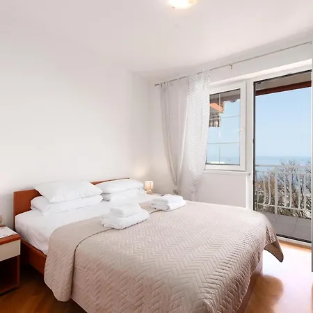 Apartment Cozy Bosnjak Near Opatija, With Sea View Terrace, Air Condition, Free Private Parking
