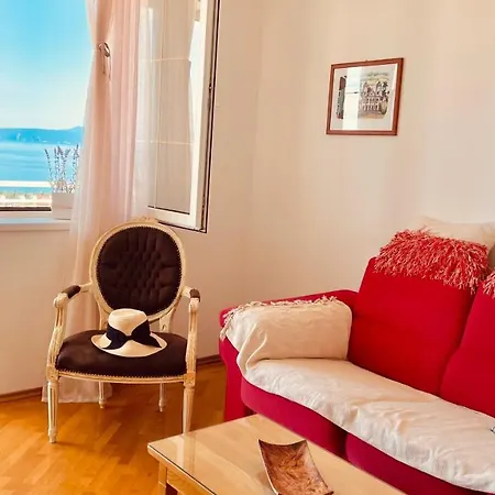 Cozy Apartment Bosnjak, Sea View With Terrace Near Opatija דירה