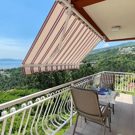 דירה Cozy Apartment Bosnjak, Sea View With Terrace Near Opatija *